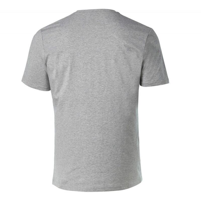 T-Shirt universitária de manga curta para homem Kelme em cinzento/cor de carbono