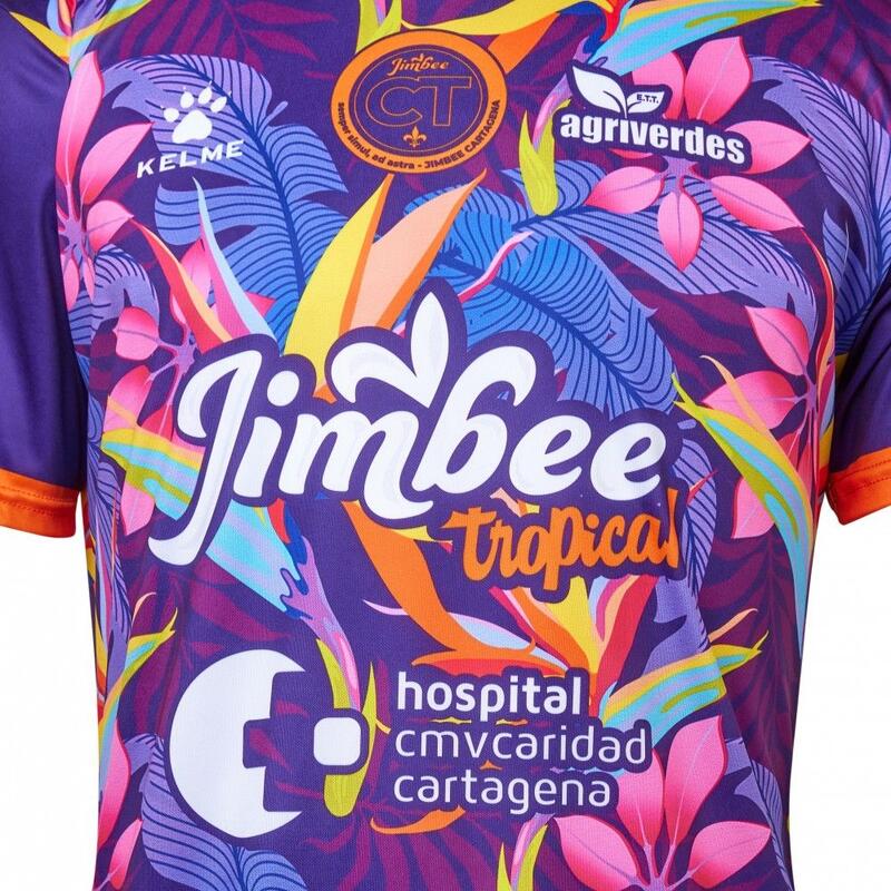 T-Shirt 22/23 Jimbee Cartagena Tropical  Kelme 13 violeta