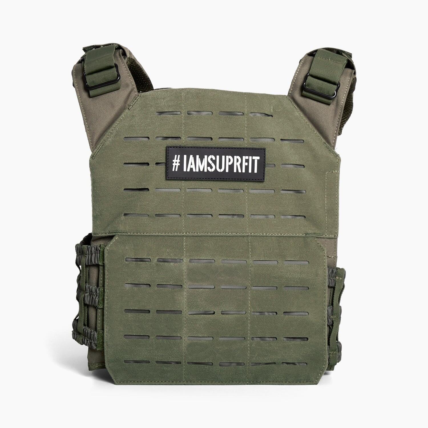 Gilet de poids Sigurd 3D, 2 x 4 kg de poids, Olive 4/6