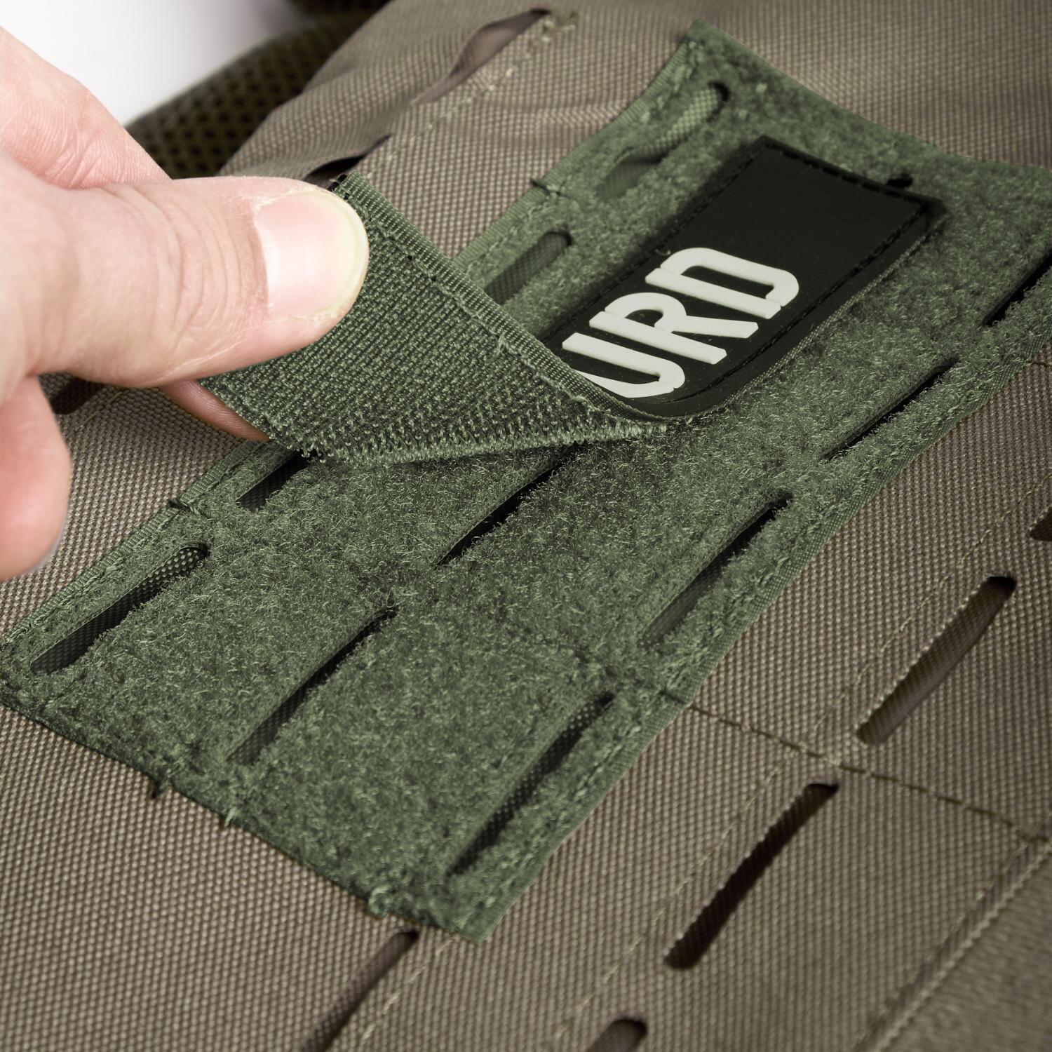 Gilet de poids Sigurd 3D, 2 x 4 kg de poids, Olive 5/6