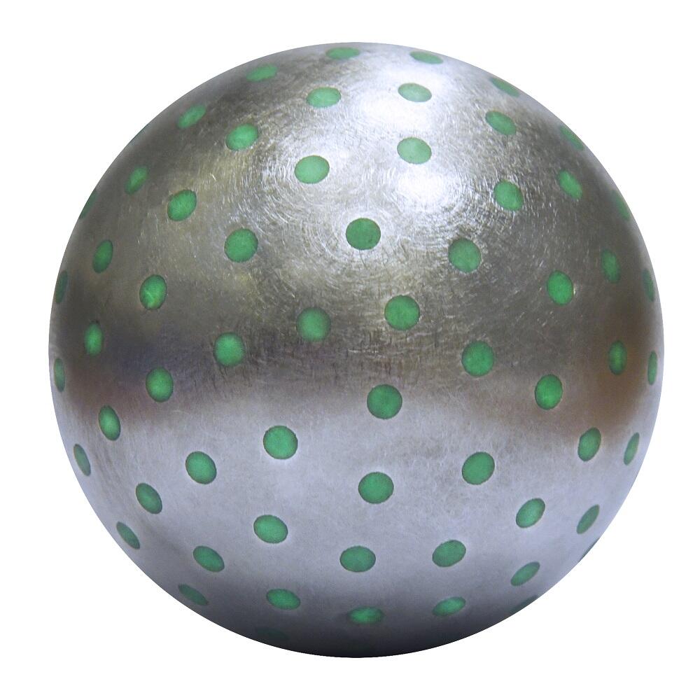 Boulenciel - Boule De Pétanque Iris Vert - Boule De Pétanque - Gris|vert - 75 Mm 680 Lisse - Decathlon