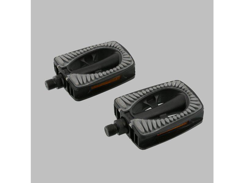 Pedale Set Metropolis Comfort 9 16 Zoll grau schwarz 2/3