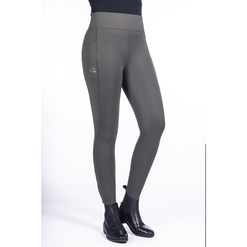 Damen Reitleggings Alice Silikon-Vollbesatz schwarz