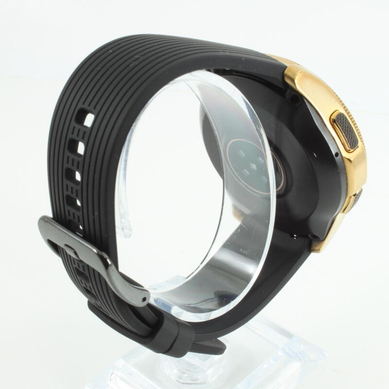 Refurbished - Samsung Galaxy Watch 42mm Wifi+4G - Zwart/Goud - Redelijk