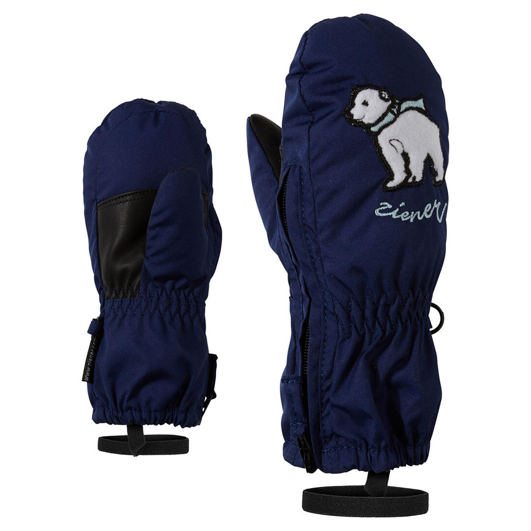 Ziener - Gants Et Moufles Ziener Le Zoo Jr - 1.5/86 Cm - Marine - Moufles - Bleu - 18 Mois - Decathlon