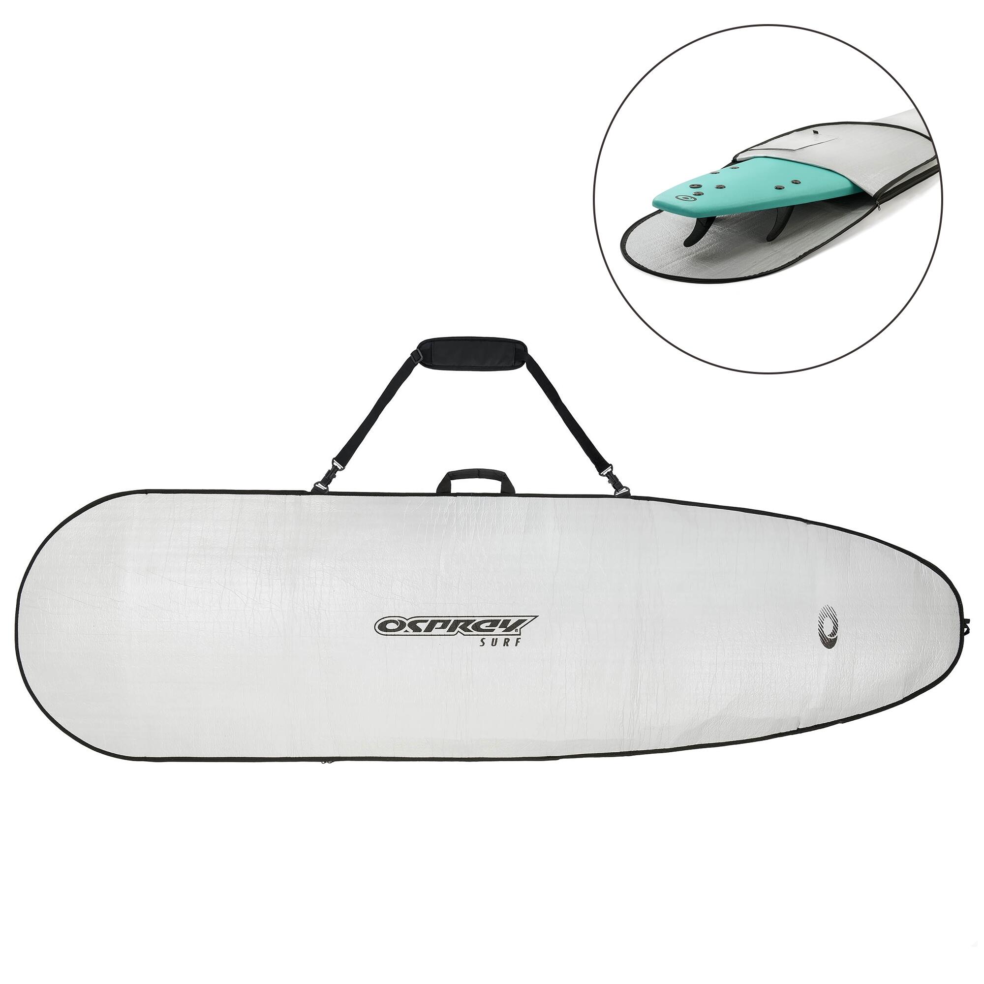 OSPREY ACTION SPORTS Osprey 7.2ft Surfboard Bag, Portable Protective Travel Bag for Surfboards
