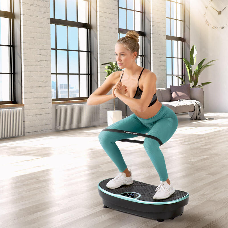 Sportstech Plateforme Vibrante VP250: Moteur Silencieux, 7+1 Programmes