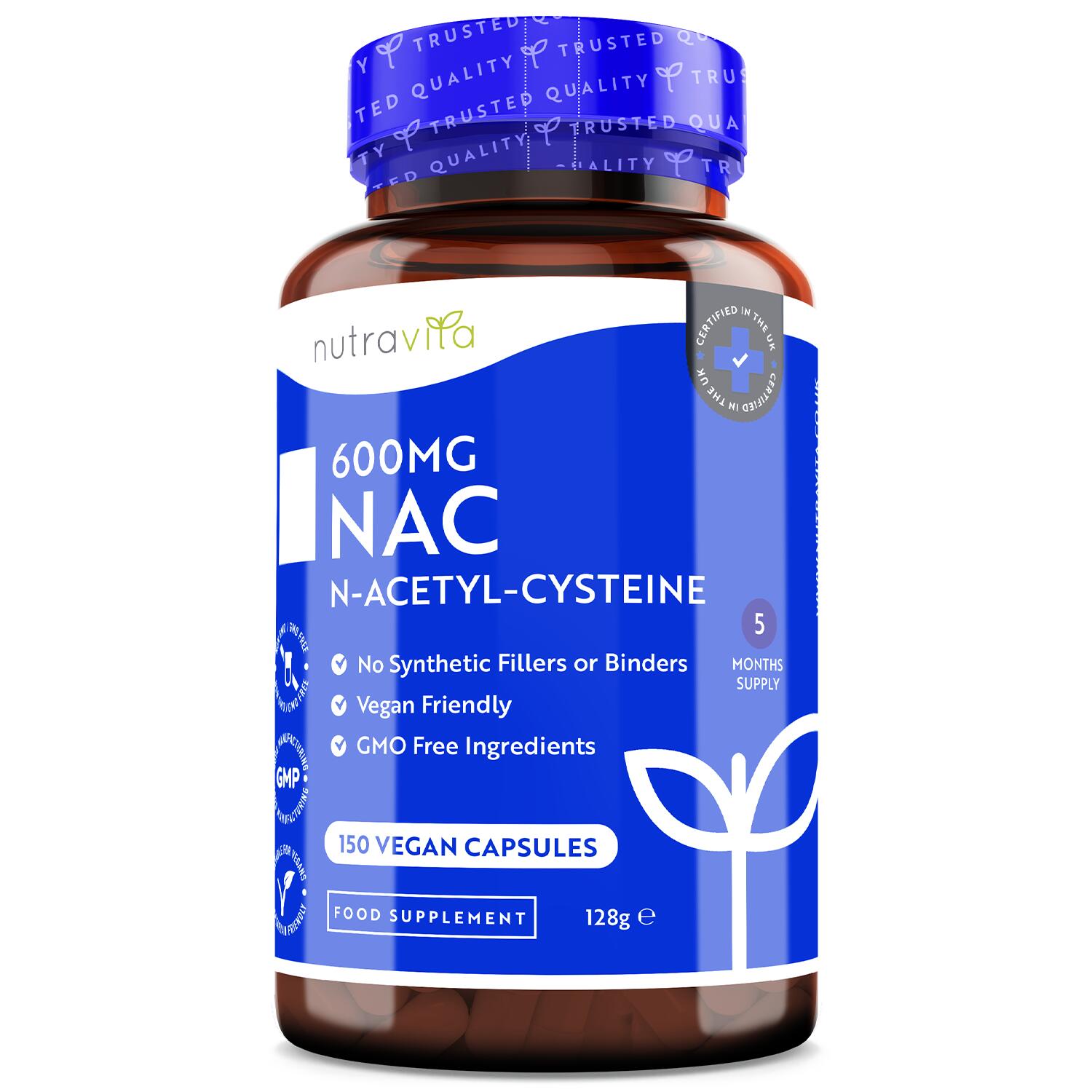 NAC is a stable form of amino acid, L-Cysteine which is in high-protein foods 1/6