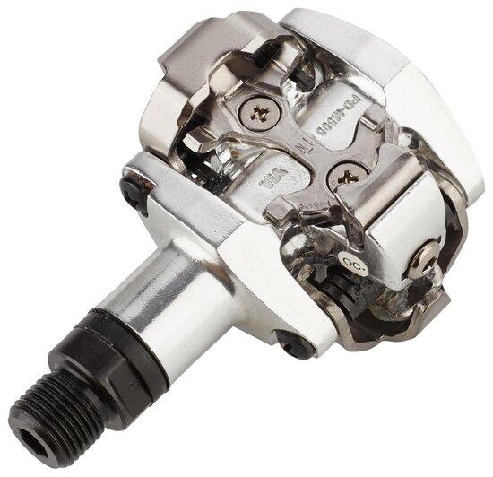 Shimano PD-M505 Pedali SPD, Doppia Entrata, Argento. 3/3