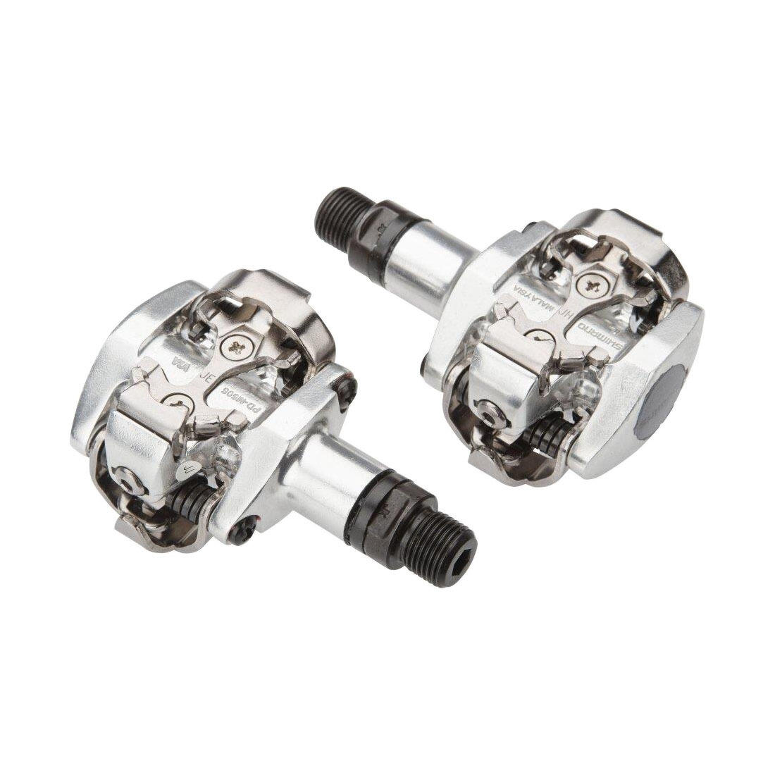 SHIMANO Shimano PD-M505 Pedali SPD, Doppia Entrata, Argento.