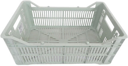 Caisse à vélo recyclée 7 litres - vert tendre