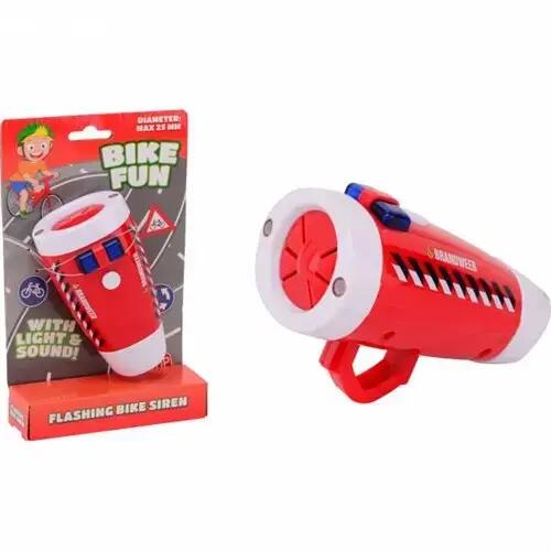 Fun LED Bike Lamp with Fire Brigade Siren
