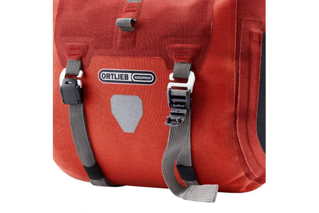 Sacoche de guidon Ortlieb Handlebar-Pack Plus Salsa - Dark chili 5/5