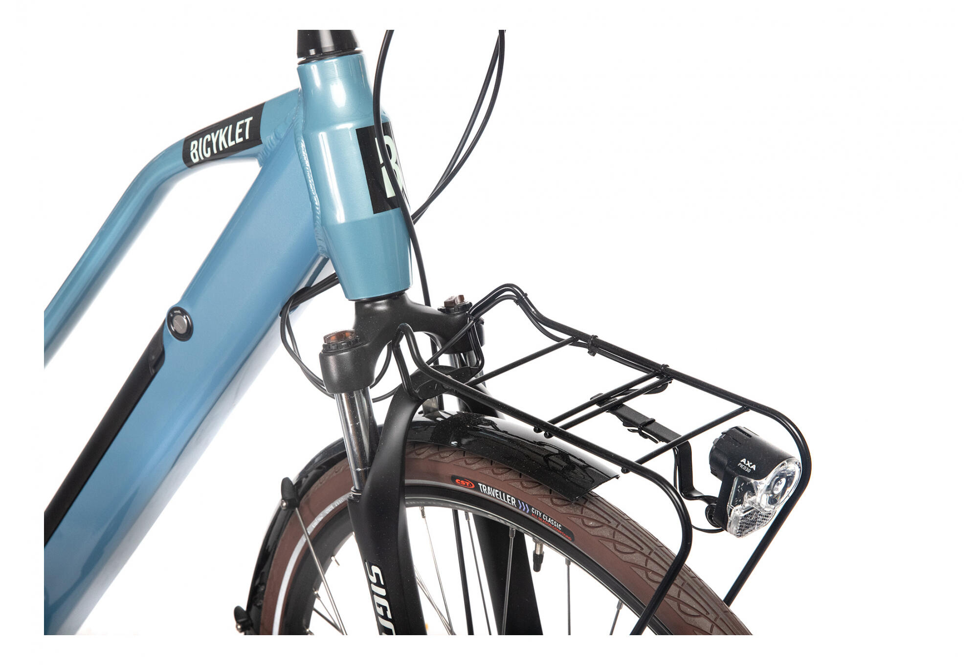 Vélo de Ville Électrique Bicyklet Camille Shimano Acera/Altus 8V504Wh 700mm Bleu 7/7