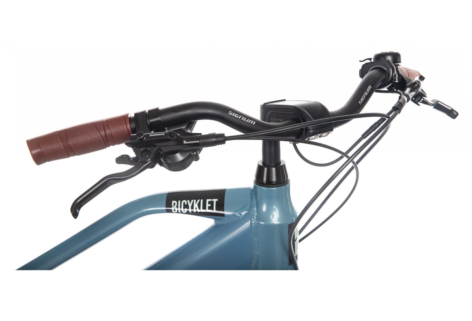 Vélo de Ville Électrique Bicyklet Camille Shimano Acera/Altus 8V504Wh 700mm Bleu 5/7