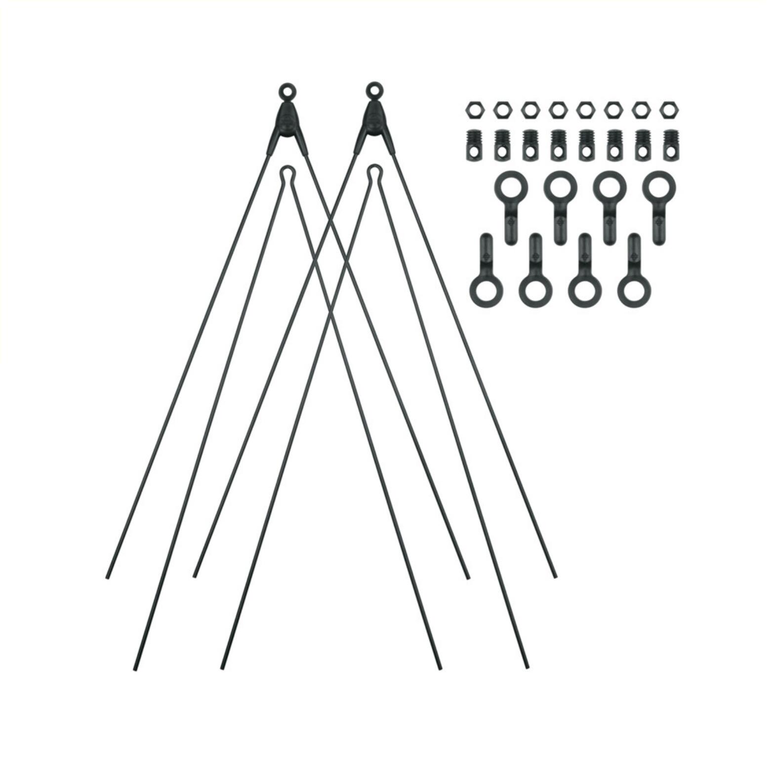 Sks Spatbordstangen basis zwart 1/1