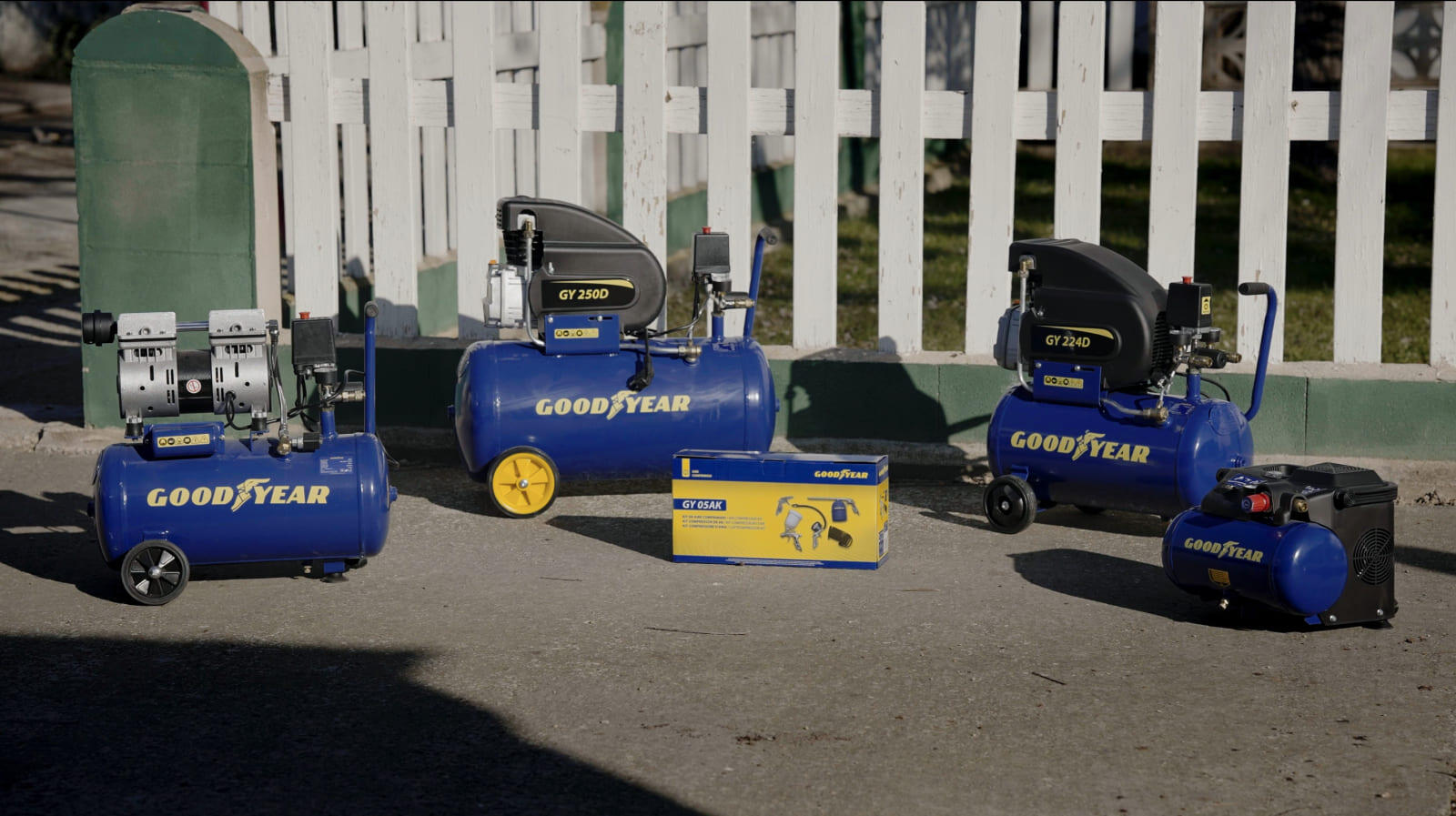 Compresor Goodyear 50L - Potencia y versatilidad para el deporte. 4/5