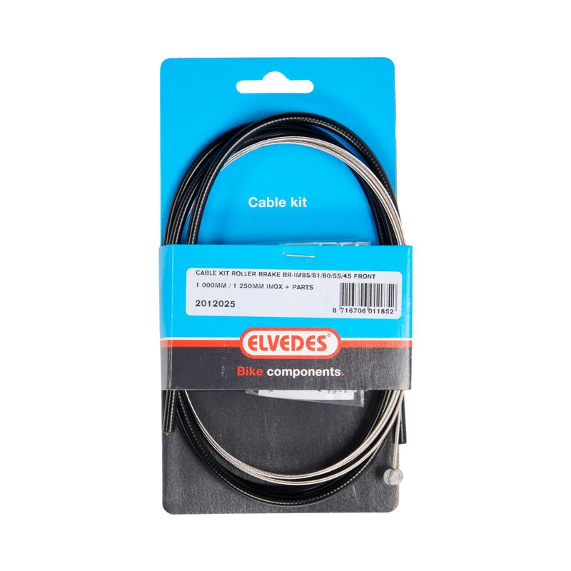 Câble prioritaire Elvedes pour BR-IM85 .RVS, câble extérieur noir 1000 mm / 1250