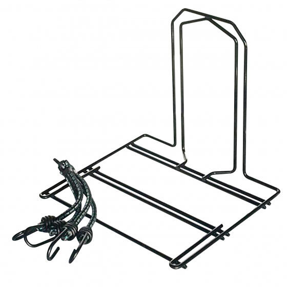 STECO Bagagedragerverbreder staal 31 x 27 cm zwart