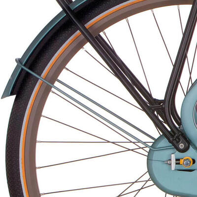 Cortina achter spatbordstang 28" - opal green matt