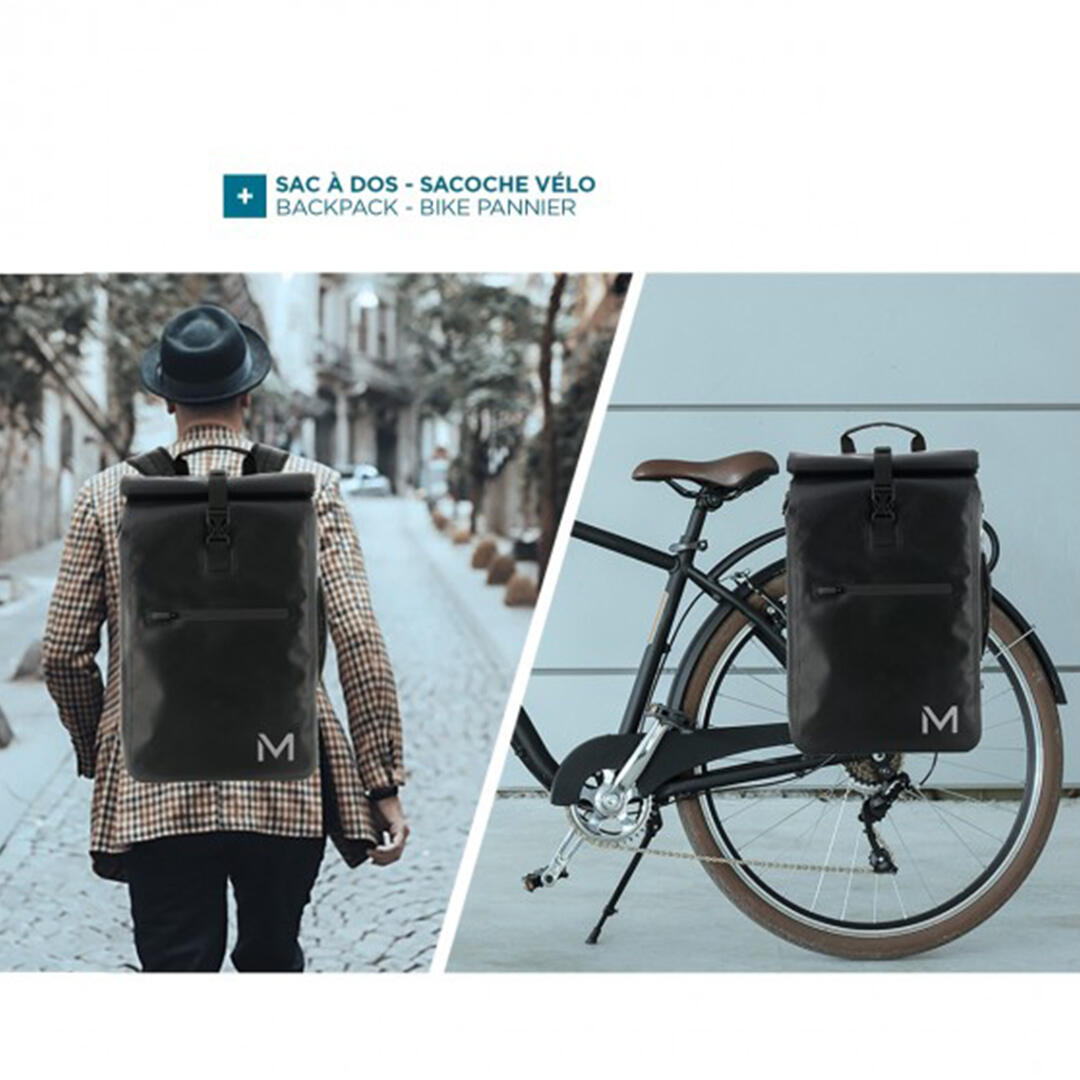 Sac à dos Mobilis convertible en sacoche vélo 25L 2/6