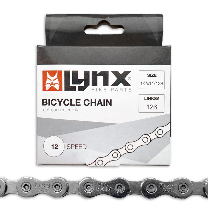 Chaîne de vélo Lynx 12 vitesses 1/2 x 11/128 - 126 maillons