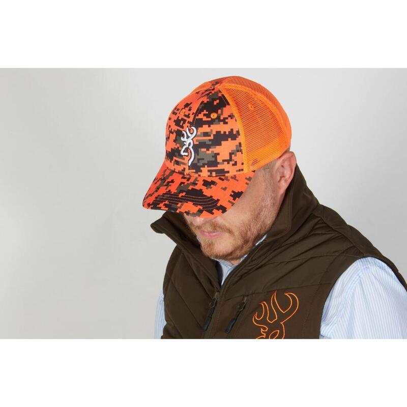 Jachtpet - Digi Blaze - Oranje Camo - Unisex