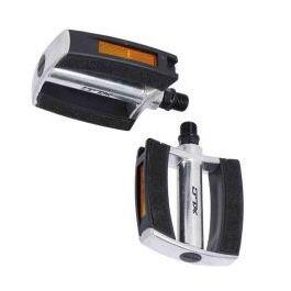 XLC City-/Comfort-Pedal PD-C21 Aluminium, Sandblock, silber/schwarz 3/3