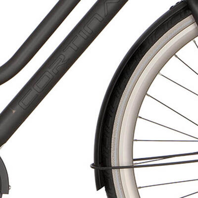 Cortina speed spatbord 28 inch - matt licorice
