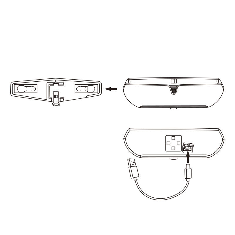 Achterlicht USB Eagle