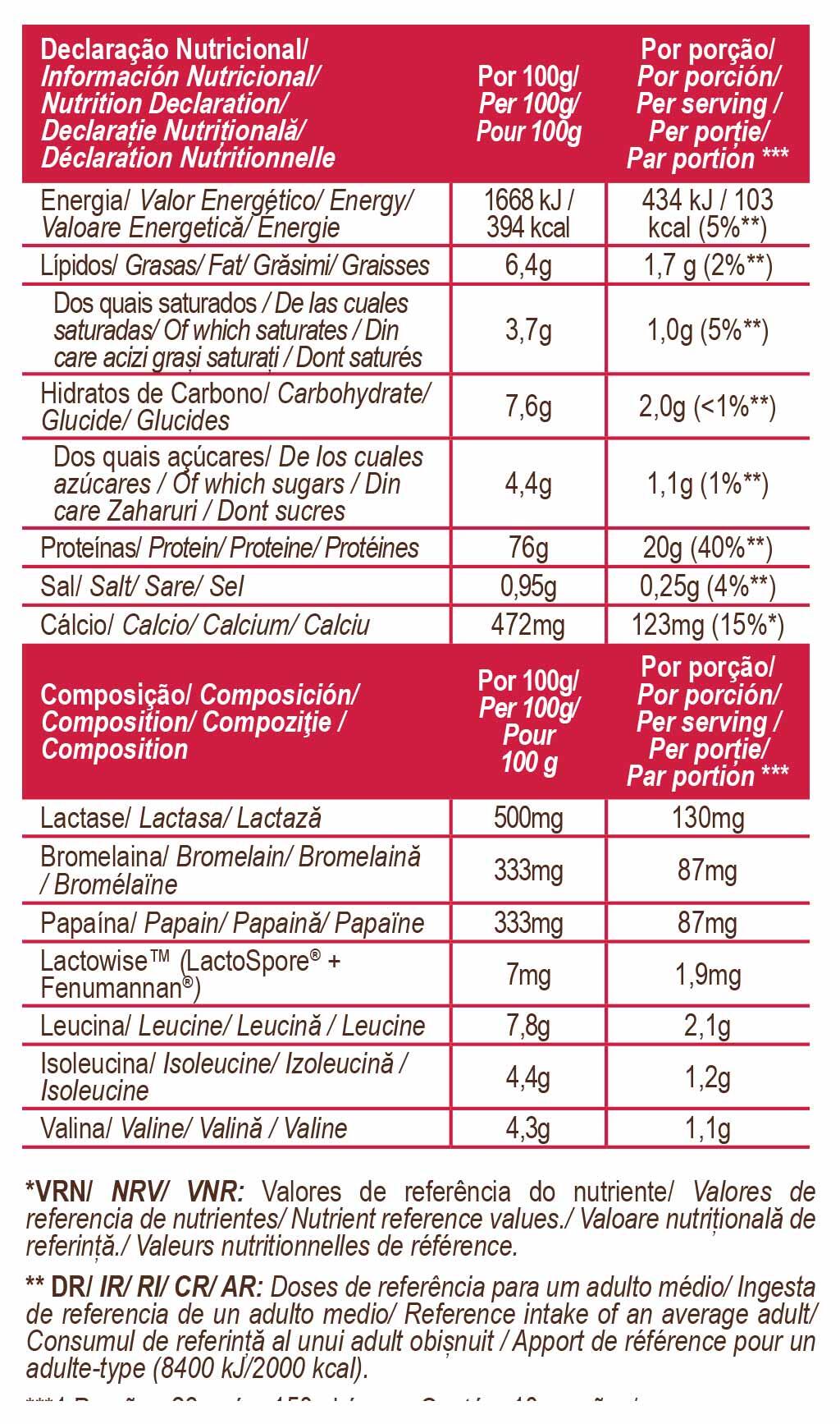 PROTEÍNA DE SORO ISOLADA TOTAL WHEY MORANGO-BANANA - 260 G 2/2
