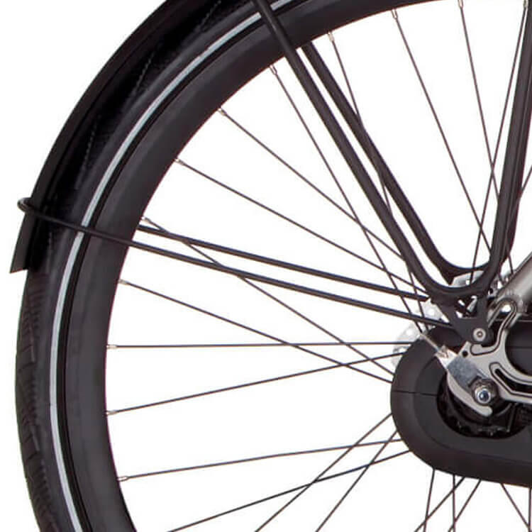 Cortina - Cortina Barre De Garde-boue Arrière 28 Mozzo Jet Black Matt - Garde-boue - Noir - Decathlon