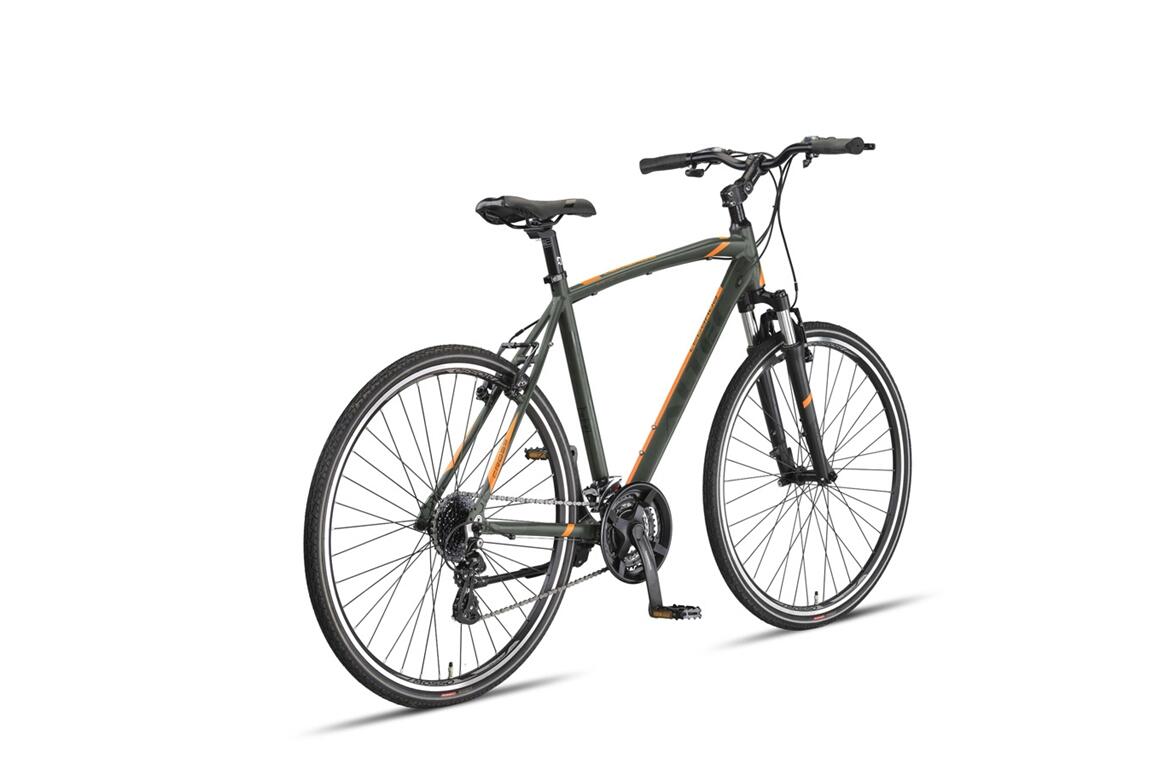 Altec Legarda MSM Trekking V-Brakes Heren 28 inch Khaki-Orange 3/4