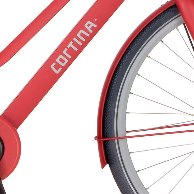 CORTINA Cortina Voorspatbord voor 28 Common in True Red Matt