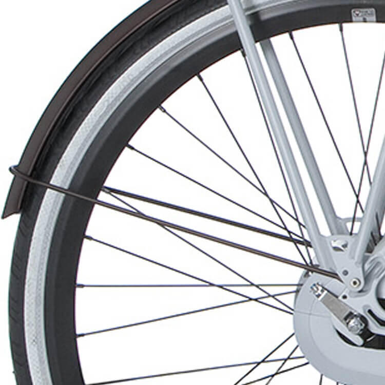 Cortina - Cortina Tige De Garde-boue Arrière 28 E-wave En Shadow Silver Matt - Garde-boue - Gris - Decathlon