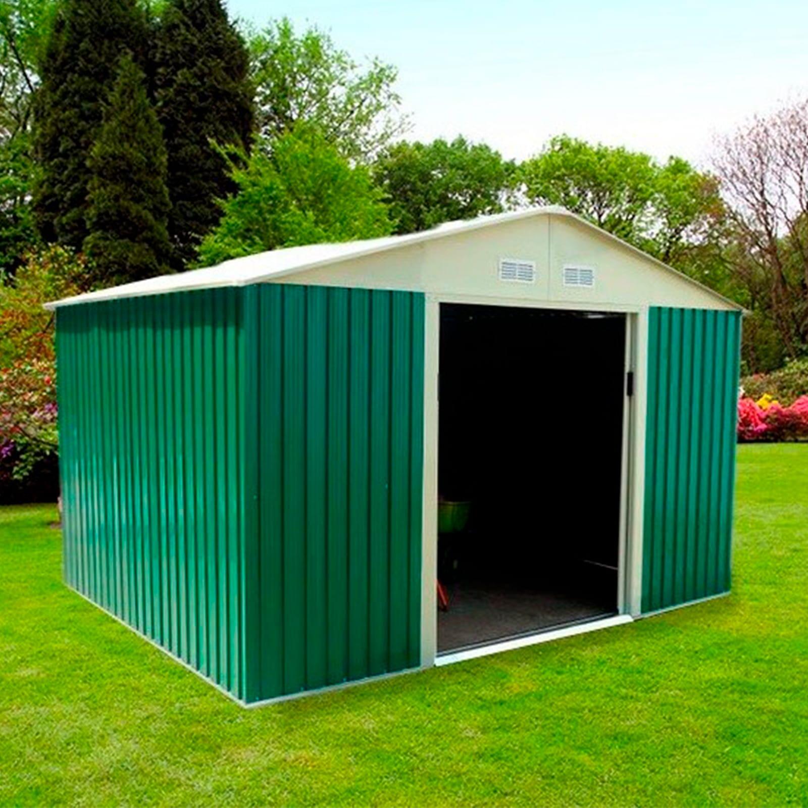 Caseta Metálica Gardiun Bristol 7,74 m² Exterior 241x321x205 cm Acero Galvanizad 2/5