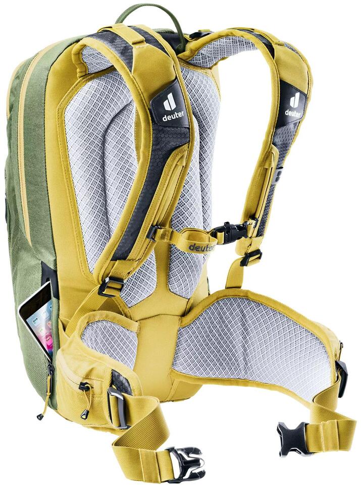 Plecak rowerowy Deuter Attack 16 khaki-turmeric