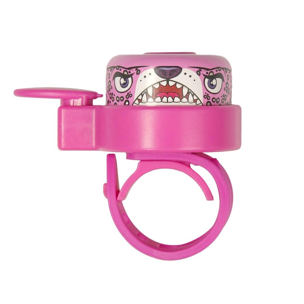 Kinder Fahrradklingel | Pink Leopard | Crazy Safety | Bunt & benutzerfreundlich 3/5