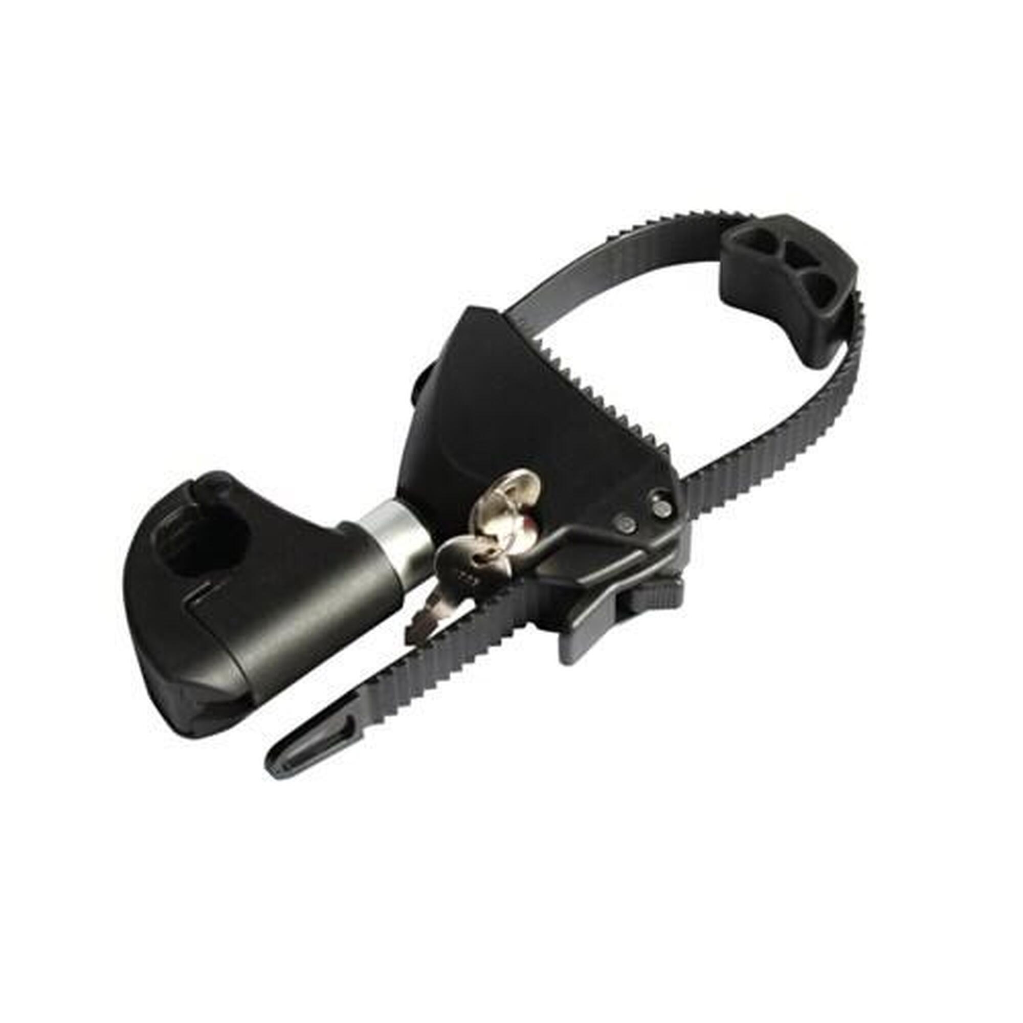 Pro - Porte-cadre Tg Flexible Avec Sangle Verrouillable - Rack-vélo - Incolore - Taille Unique - Decathlon