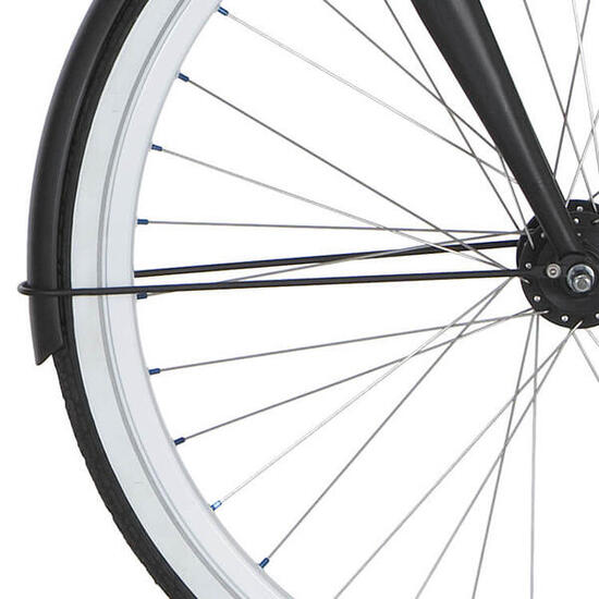 Tige de garde-boue Cortina pour 28 Pouces Blau en Noir Mat