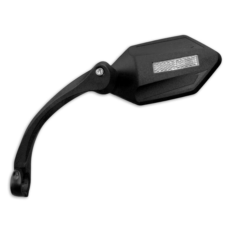 Bicycle Mirror E-Bike gauche 12 cm noir