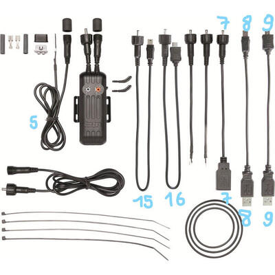 Busch + Müller-Kabel E-Arbeit NR 15 Runde nach Mini-USB