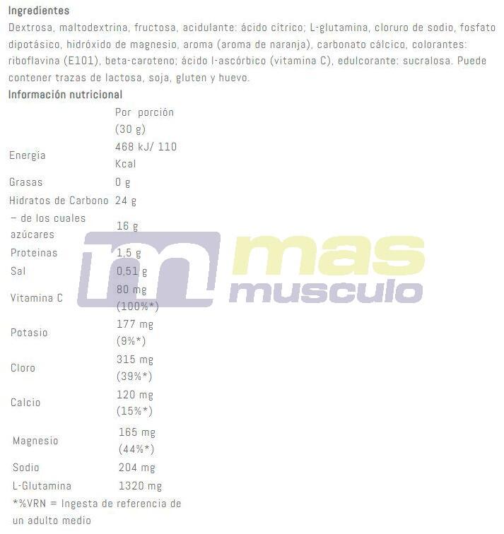 Boisson isotonique - Iso Energy - Orange 900g 6/6