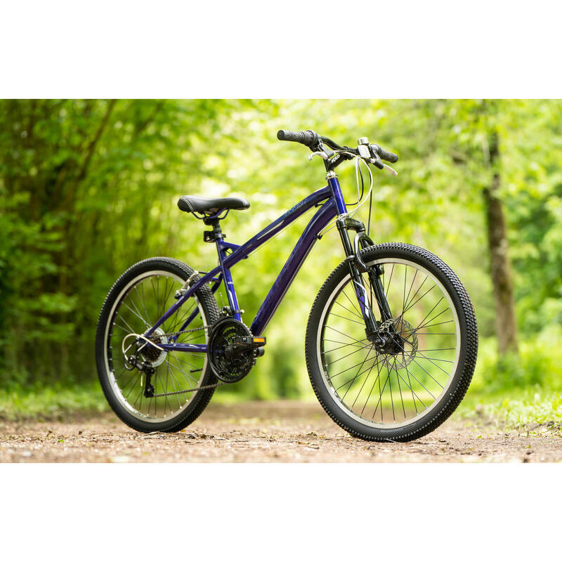 Huffy Extent 24 inch, Shimano 18-speed mountainbike