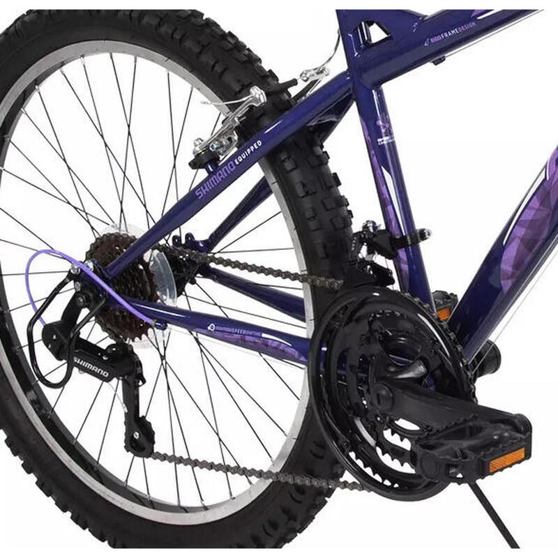 Huffy Extent 24 inch hardtail mountainbike - middernachtpaars