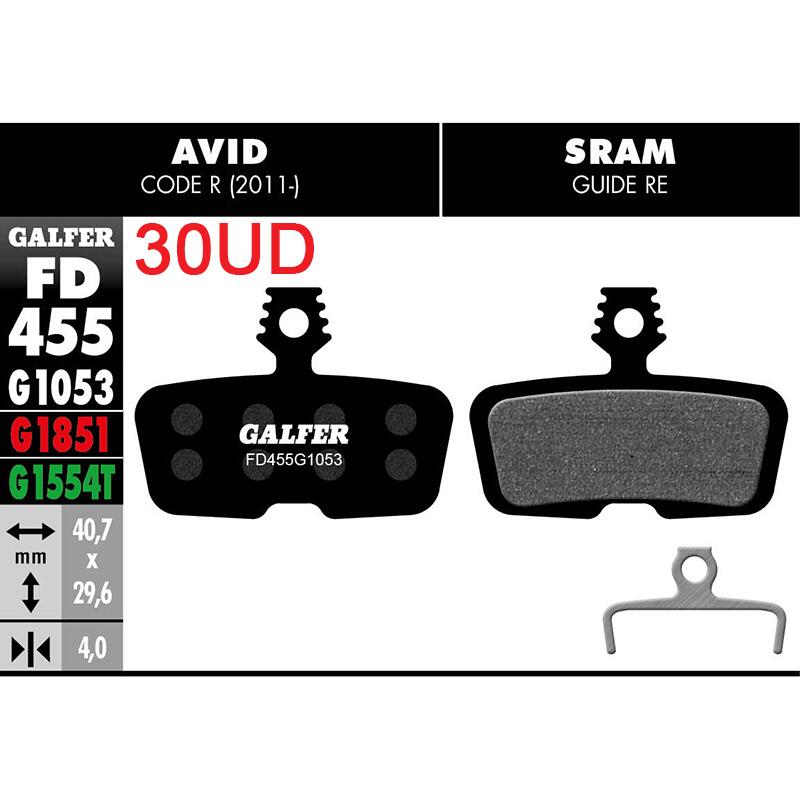 Pastillas fd (pack 30 pares) fd455g1053 galfer