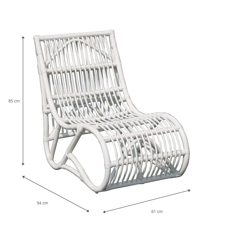 Cadeira de campismo Parma 61x94x85 cm branco