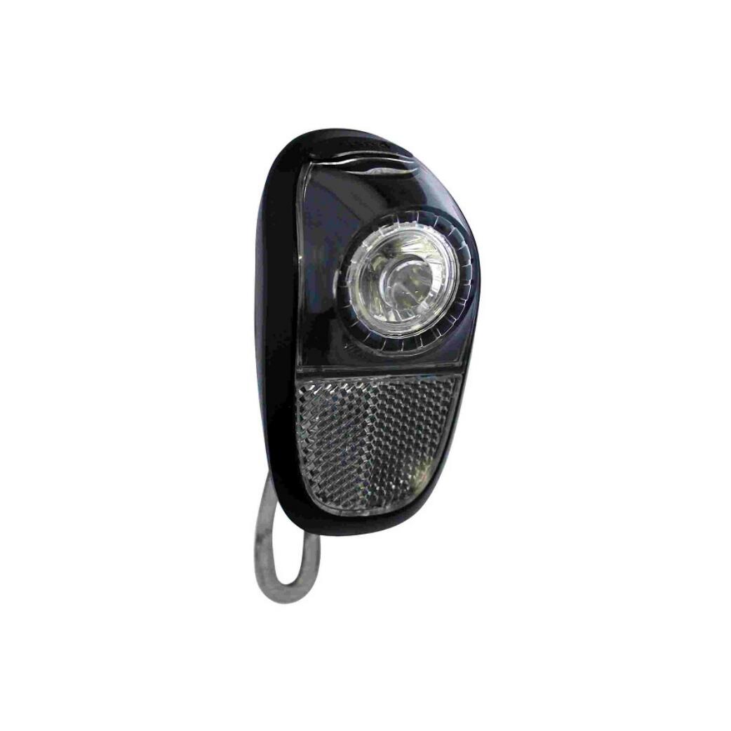 MARWI Union LED Headlight Mobile Smoke Black – Includes Batteries