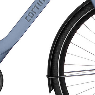 Cortina spatbord 28" in matt jet black