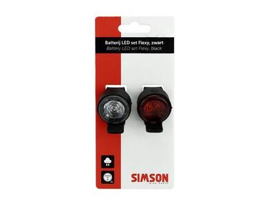 Praktisches Simson 'Flexy' LED Beleuchtungsset - Schwarz